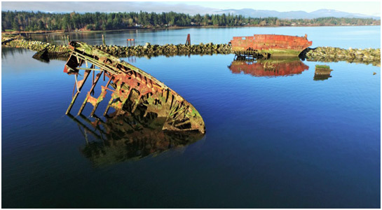 Royston BC Ship Wrecks
